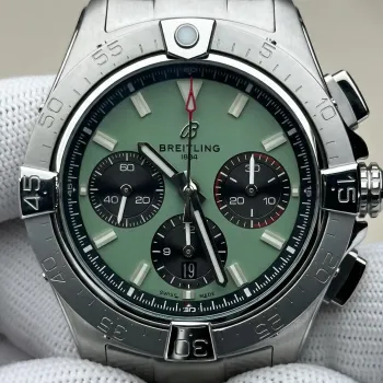 Breitling Chronomat B01 42 AB0147101L1A1 Replica - Mintgroene Wijzerplaat Roestvrij Staal