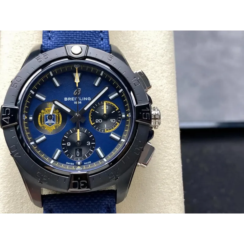 Breitling Chronomat B01 44 SB01474A1C1X1 Replica - Blauwe Wijzerplaat Roestvrij Staal