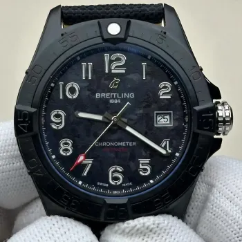 Breitling Avenger S17328101B1X1 Replica - Zwarte Wijzerplaat Geribbelde Lunette