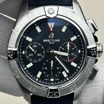 Breitling Chronomat B01 42 AB0146101B1X1 Replica - Zwarte Wijzerplaat Roestvrij Staal