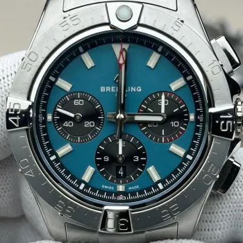 Breitling Chronomat B01 42 AB0147101C1A1 Replica - IJsblauwe Wijzerplaat Roestvrij Staal