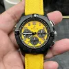Breitling Avenger SB0147101I1X1 Replica - Gele Wijzerplaat Geribbelde Lunette