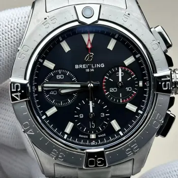 Breitling Chronomat B01 42 AB0147101B1A1 Replica - Zwarte Wijzerplaat Roestvrij Staal