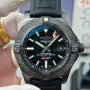 Breitling Avenger V1731010/BD12-155S Replica - Zwarte Wijzerplaat Geribbelde Lunette