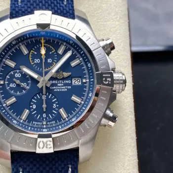 Breitling Avenger A13317101C1X1 Replica - Blauwe Wijzerplaat Roestvrij Staal