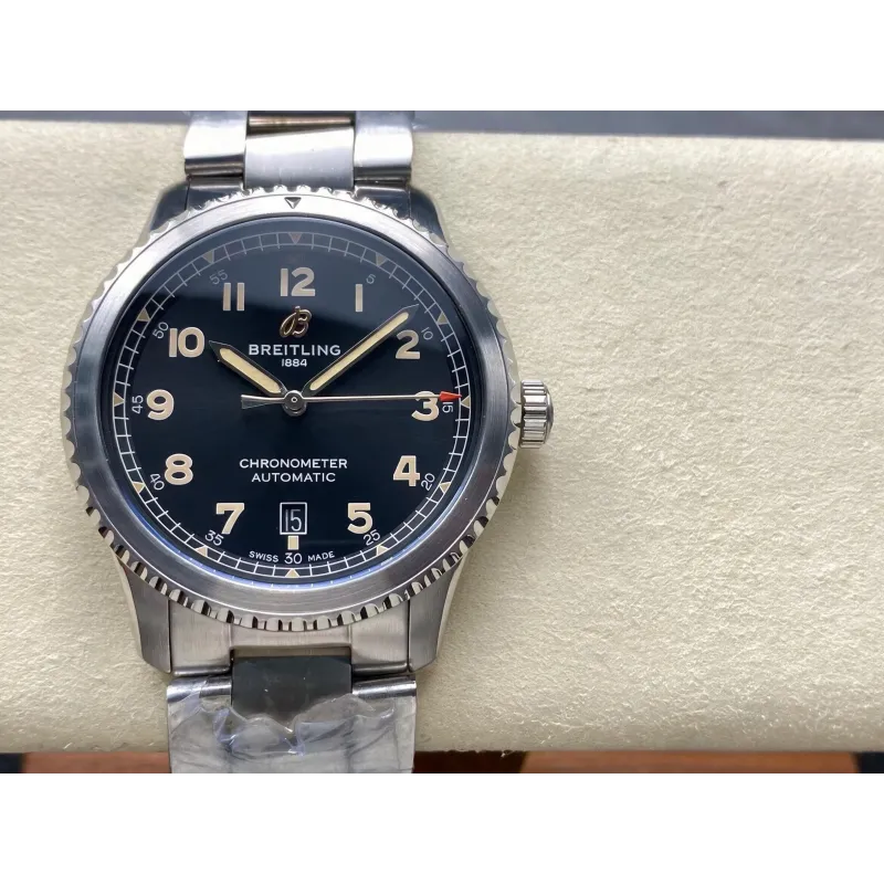 Breitling Navitimer 8 Automatic 41 A17315101B1A1 Replica - Zwarte Wijzerplaat Roestvrij Staal