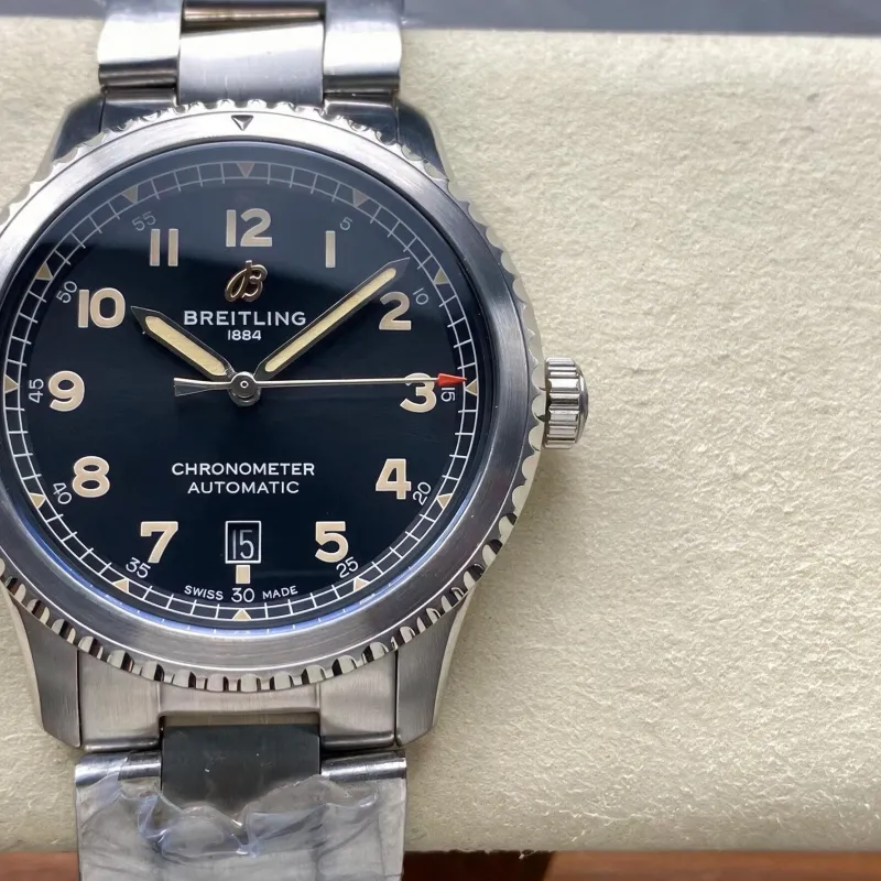 Breitling Navitimer 8 Automatic 41 A17315101B1A1 Replica - Zwarte Wijzerplaat Roestvrij Staal