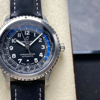 Breitling Navitimer 8 B35 Unitime 41 AB3521U41B1P1 Replica - Zwarte Wijzerplaat Roestvrij Staal
