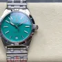 Breitling Chronomat Dames A103801A1L1A1 Replica - Turquoise Wijzerplaat Geribbelde Lunette
