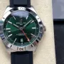 Breitling Chronomat A32398101L1A1 Replica - Groene Wijzerplaat Geribbelde Lunette