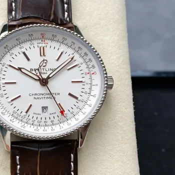 Breitling Navitimer Automatic 41 A17326211G1P1 Replica - Witte Wijzerplaat Roestvrij Staal