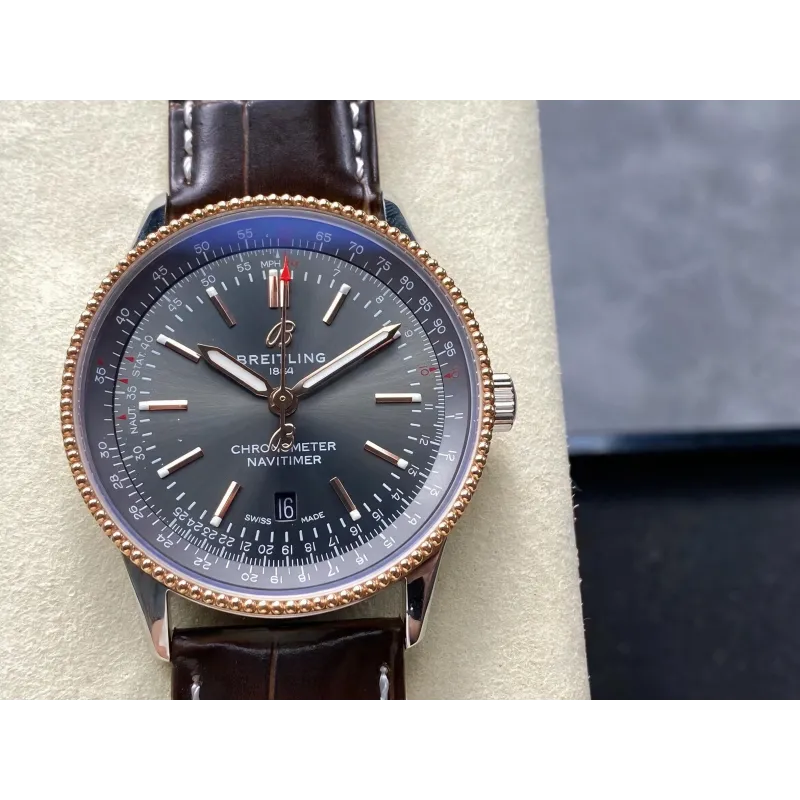 Breitling Navitimer Automatic 41 U17326121M1P1 Replica - Grijze Wijzerplaat Roestvrij Staal