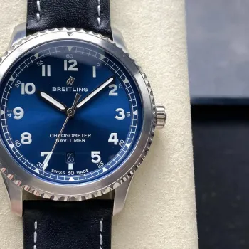 Breitling Navitimer 8 Automatic 41 A17314101C1X2 Replica - Blauwe Wijzerplaat Roestvrij Staal