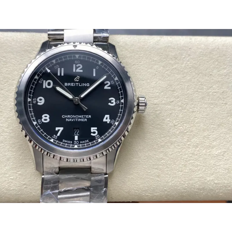 Breitling Navitimer 8 Automatic 41 A17314101B1A1 Replica - Zwarte Wijzerplaat Roestvrij Staal