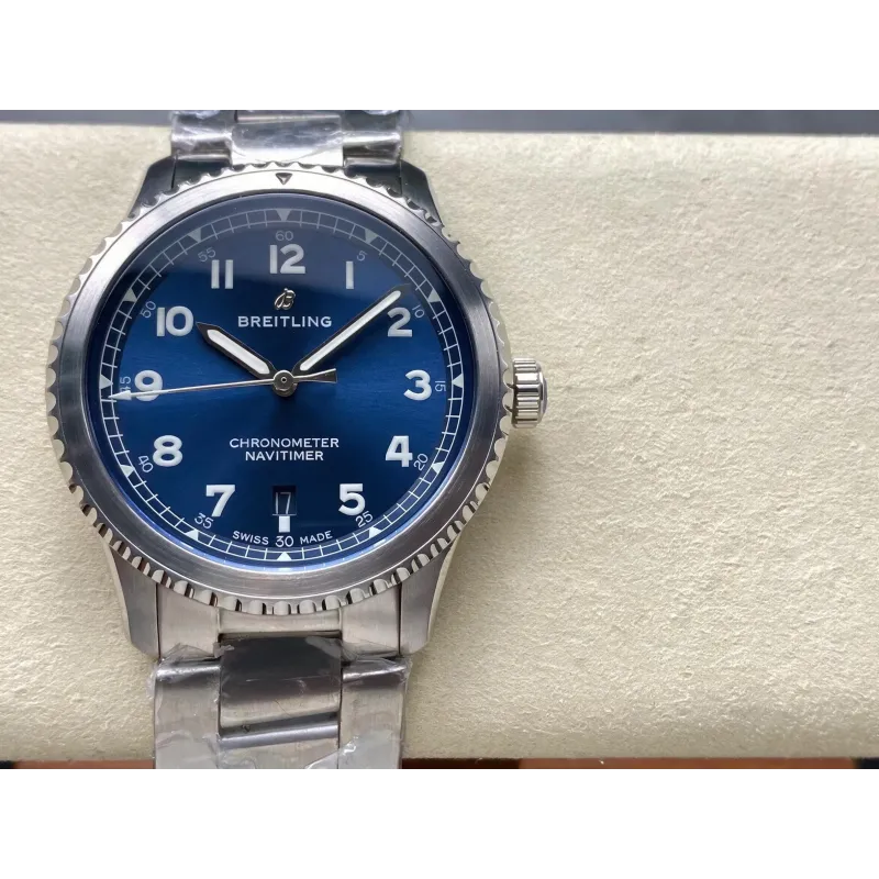 Breitling Navitimer 8 Automatic A17314101C1A1 Replica - Blauwe Wijzerplaat Roestvrij Staal