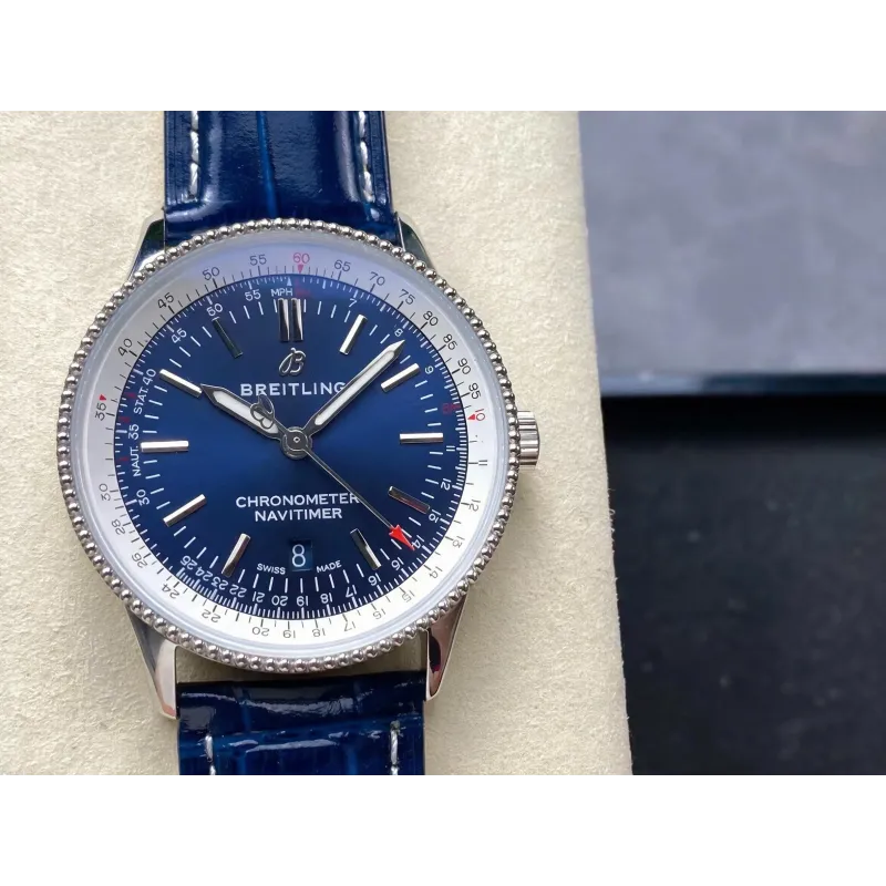 Breitling Navitimer Automatic 41 A17325211C1P1 Replica - Blauwe Wijzerplaat Roestvrij Staal