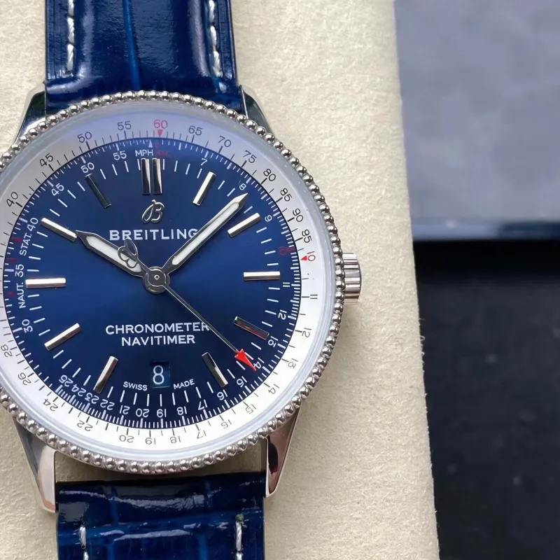 Breitling Navitimer Automatic 41 A17325211C1P1 Replica - Blauwe Wijzerplaat Roestvrij Staal
