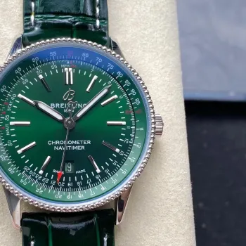 Breitling Navitimer Automatic 41 A17326361L1P1 Replica - Groene Wijzerplaat Roestvrij Staal