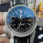 Breitling Navitimer A17326211B1P2 Replica - Zwarte Wijzerplaat Geribbelde Lunette