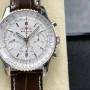 Breitling Navitimer AB0139211G1P1 Replica - Zilveren Wijzerplaat Geribbelde Lunette