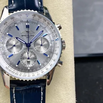 Breitling Navitimer AB0139A71G1P1 Replica - Witte Wijzerplaat Geribbelde Lunette