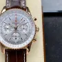 Breitling Navitimer RB0139211G1P1 Replica - Zilveren Wijzerplaat Geribbelde Lunette