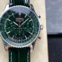 Breitling Navitimer AB01382B1L1P1 Replica - Groene Wijzerplaat Geribbelde Lunette