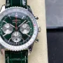 Breitling Navitimer AB01384C1L1P1 Replica - Groene Wijzerplaat Geribbelde Lunette