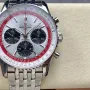 Breitling Navitimer AB01383B1G1A1 Replica - Zilveren Wijzerplaat Geribbelde Lunette