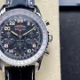 Breitling Navitimer PB02301A1B1P1 Replica - Zwarte Wijzerplaat Geribbelde Lunette
