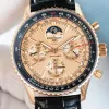 Breitling Navitimer RB19101A1H1P1 Replica - Rose Gold Geribbelde Lunette