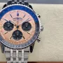 Breitling Navitimer AB0138241K1A1 Replica - Copper Geribbelde Lunette