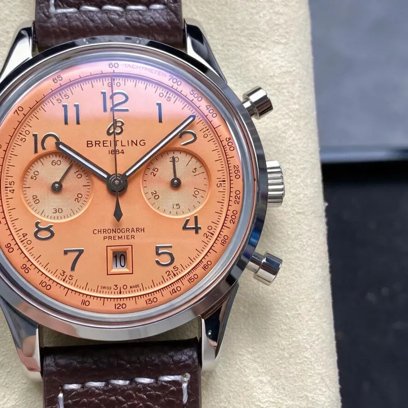 Breitling Premier AB0145331K1P2 Replica - Copper Roestvrij Staal