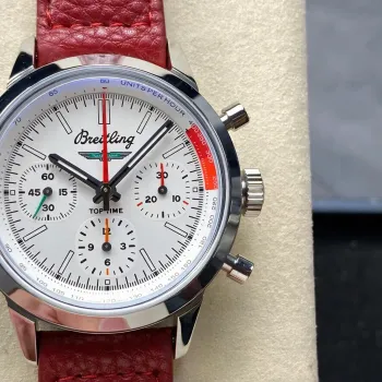 Breitling Top Time B01 Chronograph Ford Mustang AB0176A71A1X1 Replica - Witte Wijzerplaat