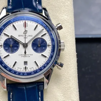 Breitling Premier AB01186A1G1P1 Replica - Zilveren Wijzerplaat Roestvrij Staal