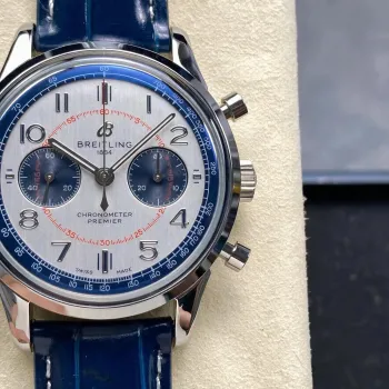 Breitling Premier AB0118A71G1P2 Replica - Zilveren Wijzerplaat Roestvrij Staal