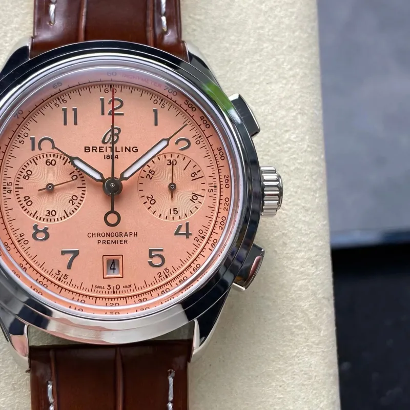 Breitling Premier B01 Chronograph 42 AB0145331K1P2 Replica - Copper Roestvrij Staal