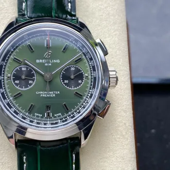 Breitling Premier B01 Chronograph 42 Bentley British Racing Green AB0118A11L1X1 Replica - Groene Wijzerplaat