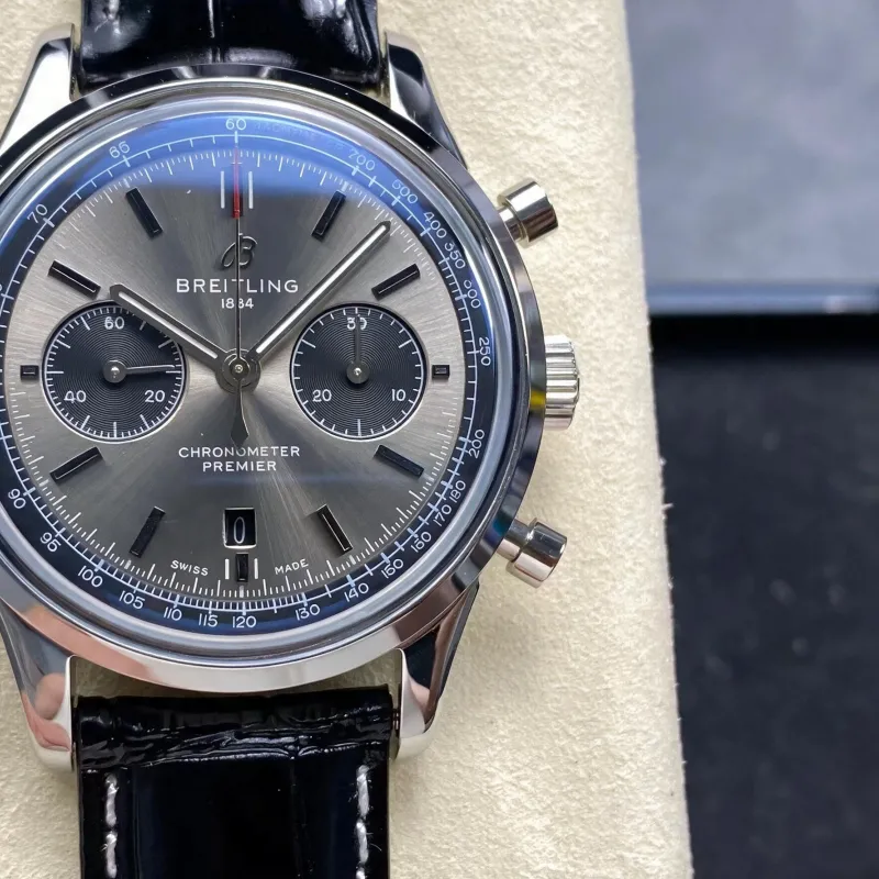 Breitling Premier AB0118221B1P1 Replica - Anthracite Roestvrij Staal