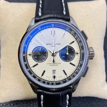 Breitling Premier AB0118221G1P2 Replica - Zilveren Wijzerplaat Roestvrij Staal