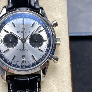 Breitling Premier AB0118221G1P2 Replica - Zilveren Wijzerplaat Roestvrij Staal