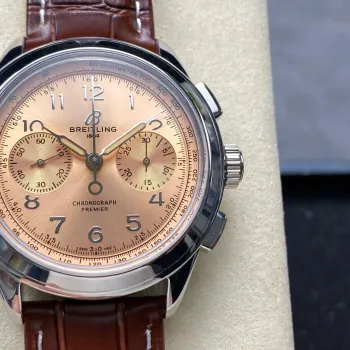 Breitling Premier B09 Chronograph 40 Champagne AB0930F51H1P1 Replica - Champagne Wijzerplaat