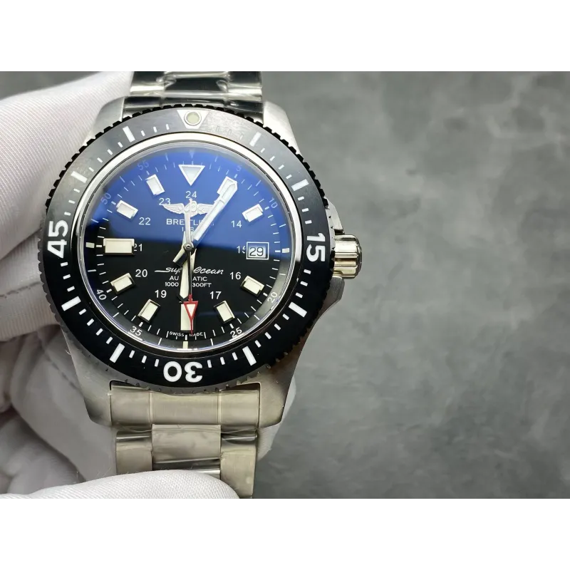 Breitling Superocean 44 Special Y1739310/BF45-162A Replica - Zwarte Wijzerplaat Roestvrij Staal