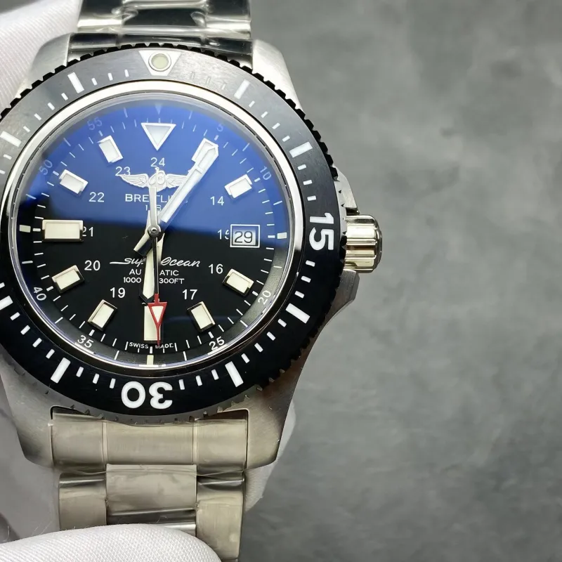 Breitling Superocean 44 Special Y1739310/BF45-162A Replica - Zwarte Wijzerplaat Roestvrij Staal