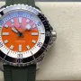 Breitling Superocean 42 A173751A1O1S1 Replica - Oranje Wijzerplaat Rubberen Band