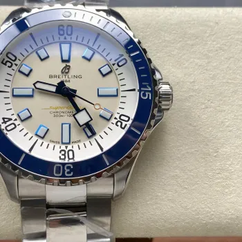 Breitling Superocean A17375E71G1A1 Replica - Zilveren Wijzerplaat Roestvrij Staal