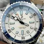 Breitling Superocean A17375E71G1S1 Replica - Zilveren Wijzerplaat Geribbelde Lunette