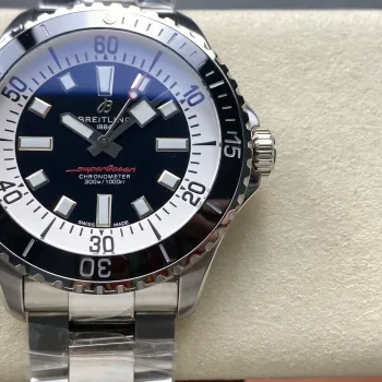 Breitling Superocean A17376211B1A1 Replica - Zwarte Wijzerplaat Roestvrij Staal
