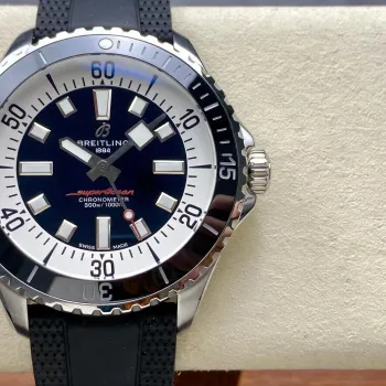 Breitling Superocean 42 A17376211B1S1 Replica - Zwarte Wijzerplaat Roestvrij Staal