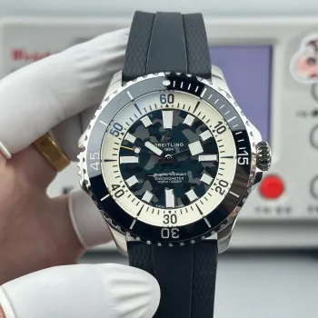 Breitling Superocean E10379351B1S1 Replica - Blauwe Wijzerplaat Rubberen Band